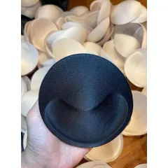 Set 2 Miếng Mút Đệm Độn Ngực Mềm Mại Cho Áo Bra, Yoga, Đầm Bơi - Nâng Ngực Quyến Rũ Màu Da và Đen
