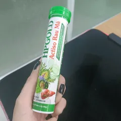 Viên Sủi HPGOLD Actiso Multi Rau Má, Râu Ngô Giúp Thanh Nhiệt, Mát Gan (20 viên)