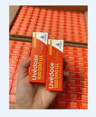 Vitamin D3 Uvedose 100.000 IU - Bổ Sung D3 Liều Cao, Tăng Cường Hệ Miễn Dịch và Xương Khỏe Mạnh - Sản Phẩm Pháp Thương Hiệu Uvedose