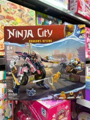 Đồ chơi lắp ráp Ninja city Dragon Rising 11092 80082 Sora's Transforming Mech Bike Racer
