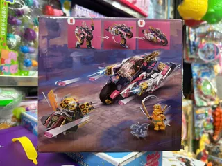 Đồ chơi lắp ráp Ninja city Dragon Rising 11092 80082 Sora's Transforming Mech Bike Racer