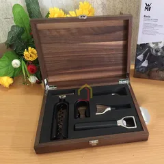 Bộ Dụng Cụ Mở Rượu WMF Baric Sommelier 5 Chi Tiết - Hộp Gỗ Cao Cấp, Phụ Kiện Pha Chế Chuyên Nghiệp, Quà Tặng Tinh Tế