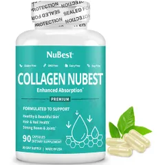 Viên Uống Collagen NuBest Thủy Phân - 90 Viên Hỗ Trợ Làm Đẹp Da, Ngừa Nếp Nhăn, Từ Mỹ, Sản Phẩm Chất Lượng Cao