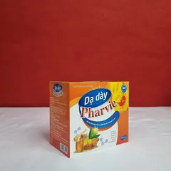 Cao Nghệ Vàng Dạ Dày Pharvie - Giúp Giảm Axit Dịch Vị, Bảo Vệ Niêm Mạc Dạ Dày (Hộp/20 gói/10ml)