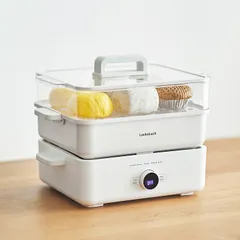 Nồi Lẩu Hấp Đa Năng Bianco Electric Multicooker LocknLock EJP154IVY - 5in1 - 4,5L  - Bảo Hành 2 Năm