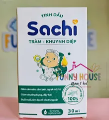 Tinh Dầu Tràm Khuynh Diệp Sachi 30ml - Chiết Xuất Tự Nhiên, Giúp Thư Giãn và Hỗ Trợ Sức Khỏe, An Toàn Cho Bé