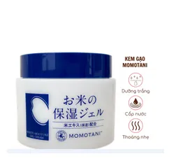 Kem Dưỡng Trắng Da Momotani White Moisture Gel Cream 230g - Dưỡng Ẩm, Làm Sáng Da từ Chiết Xuất Gạo Nhập Khẩu Nhật Bản