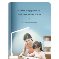 Đèn bàn học led chống cận Panasonic HHLT0507G điều khiển ánh sáng bằng cảm ứng