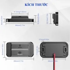 Tẩu Sạc Nhanh 67W Cho Xe Máy, Ô Tô, Tàu Thuyền - 2 Cổng Type C & USB, Sạc Nhanh Điện Thoại Samsung, iPhone, LG ZB005