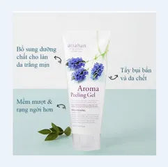 Gel Tẩy Tế Bào Chết Arrahan Hương Oải Hương 180ml - Tẩy Da Chết, Làm Sáng Da, Nguyên Liệu Tự Nhiên, Dưỡng Ẩm, Chăm Sóc Da Mặt