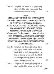 Nghị định 168/2024/NĐ-CP - Quy định xử phạt vi phạm giao thông đường bộ và trừ điểm giấy phép lái xe - Sách luật bổ ích cho mọi tài xế