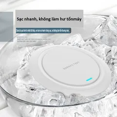 Bộ Sạc Không Dây Nhanh 15W Q18B Cho Apple Huawei - Tương Thích Qi, Sạc An Toàn, Tiện Lợi, Tích Hợp Bảo Vệ Thông Minh