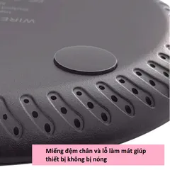 Bộ Sạc Không Dây Nhanh 15W Q18B Cho Apple Huawei - Tương Thích Qi, Sạc An Toàn, Tiện Lợi, Tích Hợp Bảo Vệ Thông Minh