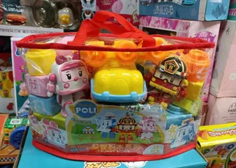 Đồ chơi xếp hình Robocar Poli có 34 chi tiết mã 3620 chọn màu ngẫu nhiên