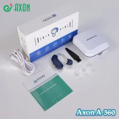 Máy trợ thính không dây pin sạc Axon A-360 - Kết nối Bluetooth, có bộ lọc tiếng ồn, tặng kèm hộp đựng máy