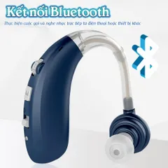 Máy trợ thính không dây pin sạc Axon A-360 - Kết nối Bluetooth, có bộ lọc tiếng ồn, tặng kèm hộp đựng máy