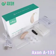 Máy trợ thính không dây Axon A-133 - Chất lượng âm thanh tuyệt vời với bộ lọc tiếng ồn, 3 chế độ và 4 mức âm lượng - Thiết kế nhỏ gọn, dễ sử dụng