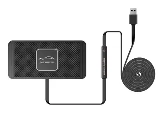 Đế Sạc Không Dây Trên Ô Tô 15W Chống Trượt - Sạc Nhanh cho iPhone, Samsung, Huawei - Giải Pháp Tiện Lợi Khi Lái Xe
