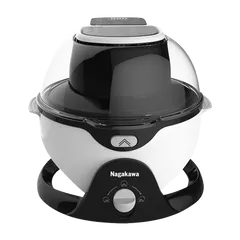 Nồi Chiên Không Dầu 6L Nagakawa NAG3301 - Công Nghệ Chiên Không Dầu, Khoang Nghiêng 45° Xoay 360°, Đa Chức Năng Nấu Nướng Sáng Tạo