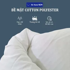 Topper nệm mỏng gấp gọn 5cm Hệ Thống Nệm cao cấp tấm topper gòn bông 5cm trải sàn văn phòng trải giường 1 người kí túc xá