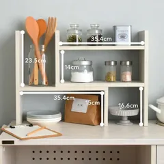 Kệ Bếp Luffly Japan 4040SR - Gỗ Tự Nhiên, Thiết Kế Hiện Đại Nhật Bản, Đồ Nội Thất Phòng Bếp Thông Minh