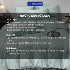 Bộ Chăn Ga Gối 5 Món Hệ Thống Nệm Bộ Vỏ Chăn Ga Ra Drap Grap Gối Nệm Đệm 5 Món Phủ Giường Vải Cotton 100% Cao Cấp