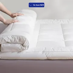 Nệm topper dày 9cm Hệ Thống Nệm cao cấp chính hãng tấm nệm topper dày trải giường sàn êm ái xuất nhật làm mềm nệm