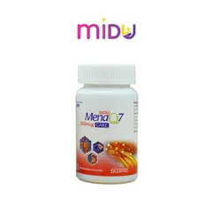 Midu MenaQ7 360mcg care - Hộp (1 lọ x 60 viên)