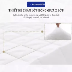 Tấm lót chống thấm nệm Hệ Thống Nệm Tấm miếng ga lót bảo vệ niệm nệm đệm trải giường chống thấm nước cotton cao cấp
