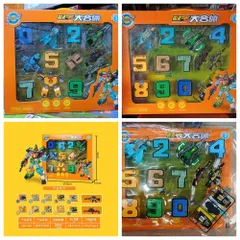 Đồ Chơi Lắp Ráp Robot Từ Chữ Số - Bộ Xếp Hình Lego Tạo Khối Sáng Tạo Cho Trẻ Em, Kích Thước 40x34x6cm