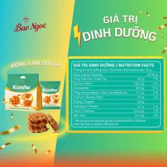 [Mua 6 Tặng 2 BBQ] Combo 6 Bịch Bông Lan Trứng Tươi Sợi Gà Tặng 2 Thịt Nướng BBQ (4 Gói/Bịch) Bánh Mì Bảo Ngọc, Dinh Dưỡng, Thơm Ngon Snack Ăn Vặt