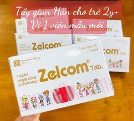 Viên Tẩy Giun Zelcom Hàn Quốc (mẫu mới)
