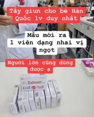 Viên Tẩy Giun Zelcom Hàn Quốc (mẫu mới)