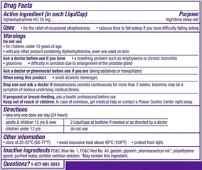 Viên uống hỗ trợ giấc ngủ  Vicks Nyquil ZzzQuil Nighttime Sleep Aid 24 viên, Mỹ