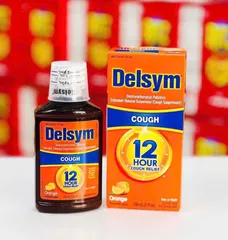Siro Ho Delsym 12 Giờ Giảm Ho Họng Cam 148ml - An Toàn Cho Người Lớn và Trẻ Em Từ 4 Tuổi Trở Lên