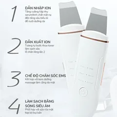 Máy Sủi Da AINI - Tẩy Tế Bào Chết, Đẩy Mụn Đầu Đen, Nâng Cơ, Làm Săn Chắc Da, Chăm Sóc Da Skincare Sóng Siêu Âm