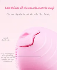 Máy Rửa Mặt Tự Động AINI Tạo Bọt - 5 Chế Độ Rung Làm Sạch Sâu Da Mặt, Thiết Bị Làm Đẹp Chất Liệu Silicon Y Tế