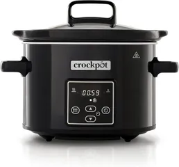 Nồi Nấu Chậm Crockpot CSC061X 2.4L Đen - Máy Nấu Thông Minh Tiết Kiệm Thời Gian, Chế Độ Nấu Đa Năng Cho Bữa Ăn Ngon Miệng