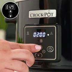 Nồi Nấu Chậm Crockpot CSC061X 2.4L Đen - Máy Nấu Thông Minh Tiết Kiệm Thời Gian, Chế Độ Nấu Đa Năng Cho Bữa Ăn Ngon Miệng