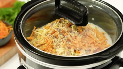 Nồi Nấu Chậm Crockpot CSC061X 2.4L Đen - Máy Nấu Thông Minh Tiết Kiệm Thời Gian, Chế Độ Nấu Đa Năng Cho Bữa Ăn Ngon Miệng