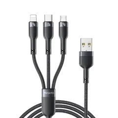 Cáp sạc nhanh 3.0A đa năng 3 in 1 Yesido CA91 USB-C/Type-C