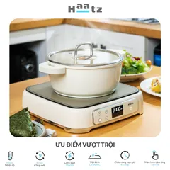 Bếp Từ Đơn Haatz HIS819 (CIM260) Màn Hình Led, 2100W Mặt Kính Ceramic, 9 Mức Nhiệt, Hẹn Giờ - Hàng Chính Hãng
