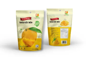 Xoài Sấy Dẻo Tự Nhiên Viza Food 200g - Trái Cây Khô Nguyên Miếng Ngọt Ngào Xuất Khẩu, Không Chất Bảo Quản, Dinh Dưỡng Cao