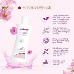 Dung dịch vệ sinh phụ nữ Saforelle 250ml - Chăm sóc nhẹ nhàng cho vùng nhạy cảm, an toàn và hiệu quả từ Pháp