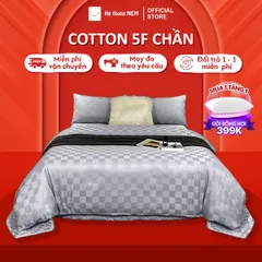Combo Chăn Ga Gối Đệm Cao Cấp 5 Món Hệ Thống Nệm Bộ Set Chăn Ga Drap Grap Chần Bồng Phủ Trải Dường Giường Gối Nệm Đệm 5 Món
