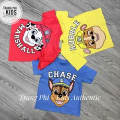 Set 3 Áo Phông Hè Bé Trai Geo UK - Chất Cotton Mềm Mại, Họa Tiết Chó Cứu Hộ, Hàng Chính Hãng giá Tốt