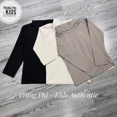 Set 3 Áo Thu Đông Cao Cổ Cho Bé - Hàng Chính Hãng Geo UK, Chất Liệu Cotton Mềm Mại, Dễ Mix Đồ, Giữ Nhiệt Ấm Áp