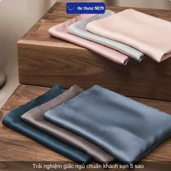 Vỏ Bọc Gối Lụa Tencel 60s Cao Cấp - Mềm Mại, Thoáng Mát, Kích Thước 50x70cm, 40x60cm - Trang Trí Phòng Ngủ Sang Trọng