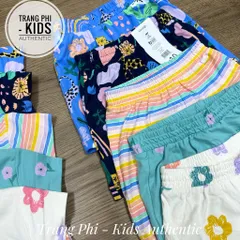 Set 5 Bộ Hè Bé Gái Chính Hãng Geo UK - Cotton Mềm Mát, Họa Tiết Hoa Đẹp - Thời Trang Mùa Hè Cho Trẻ Em