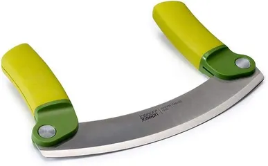 Dao Băm Rau Joseph Joseph 10079 Mezzaluna - Lưỡi Dao Thép Không Gỉ Cho Thảo Mộc Tươi, Tay Cầm Đôi An Toàn, Thiết Kế Gập Gọn